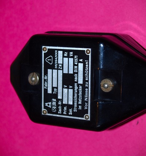 Klingeltrafo rft 220v ddr - 220v-6v,